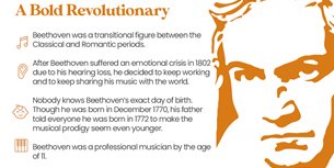 Fun Beethoven Infographic