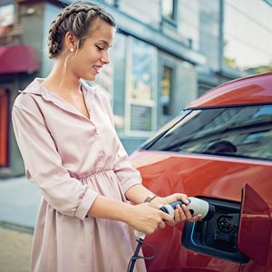 Recharging Electric Car