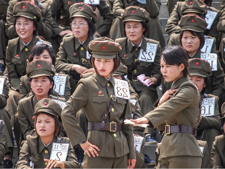 North Korean Female Soldier Nude