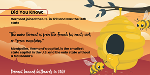 Interesting Vermont Infographics and Facts