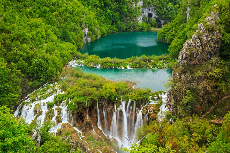 Plitvice Falls Waterfalls