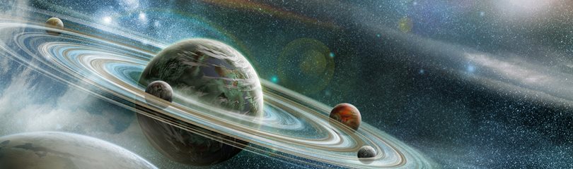 sautrn and moons in space