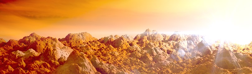 Mountains on mars