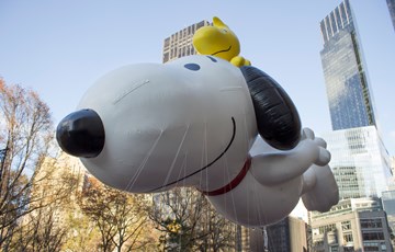 Snoopy Ballon At Macy Parade